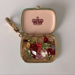 Juicy Couture Mint Tin Box Gem Charm